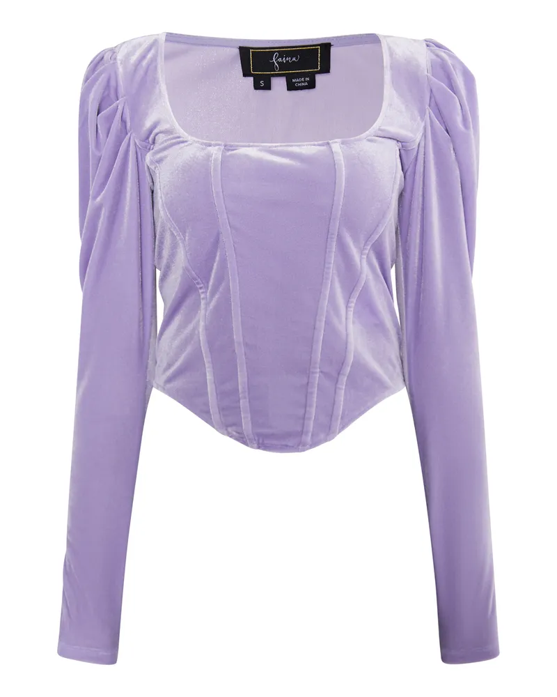 FAINA Bluse - Lila Lila
