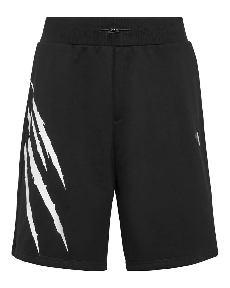 Philipp Plein Jogging-Shorts Scratch Schwarz