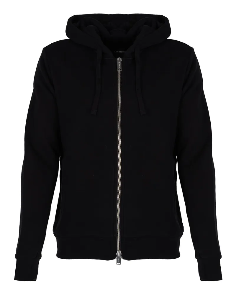 Les Hommes Sweatshirt Full Zip Herren schwarz Schwarz