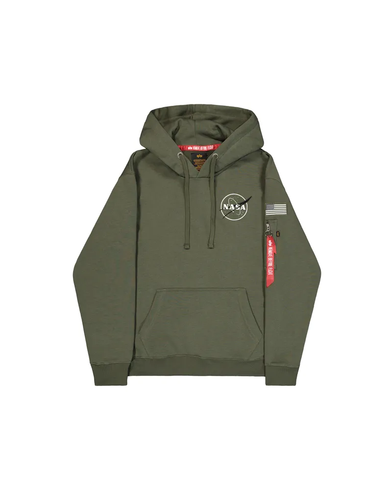 Alpha Industries Space Shuttle Hoodie Oliv