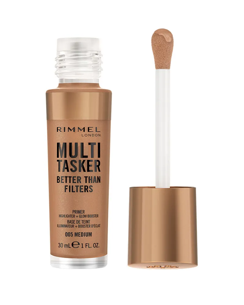 Rimmel London Multi‑tasker Illuminating Primer #005 Medium, 30 ml - 005-Medium 