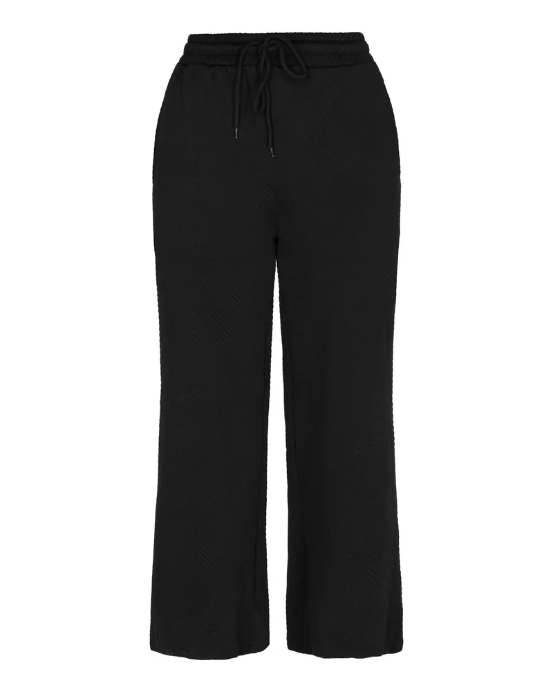 FAINA Hose Frauen Schwarz Schwarz