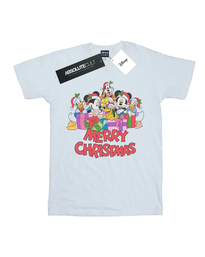 Disney Mickey Mouse and Friends" T-Shirt für Damen (Weiß Weiß