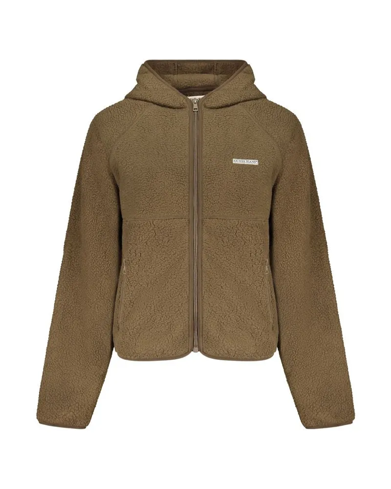 Guess Marrone Polyester Frauen Sweatshirt Braun