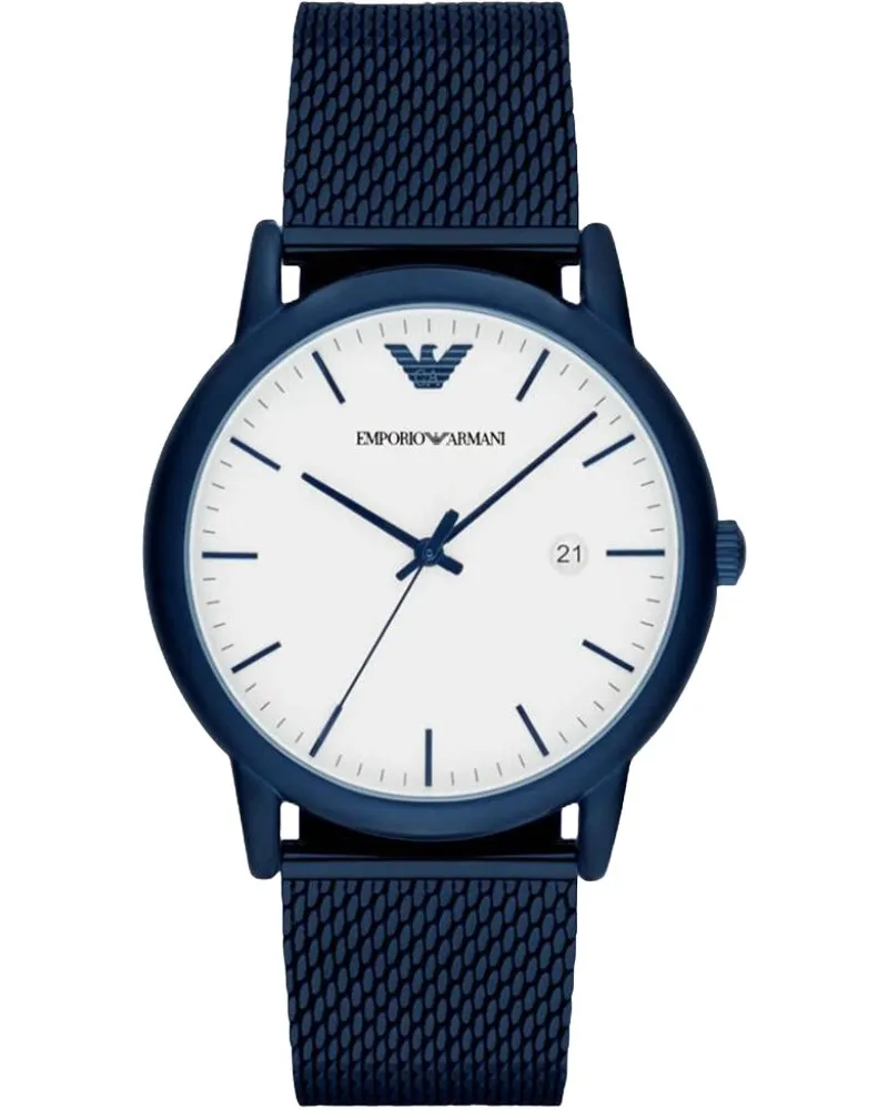 Emporio Armani AR11025 LUIGI Blau Herrenuhr Blau