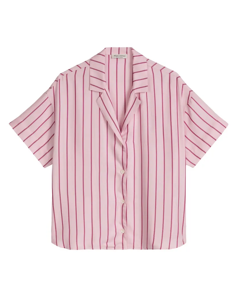 Marc O'Polo Marc O'Polo Damen Pyjamaoberteil Mix N MatchSchlafshirt, Pyjama Shirt, Nachtshirt Rosa