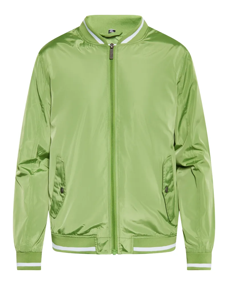 My Mo Collegejacke Herren hellgrün Grün