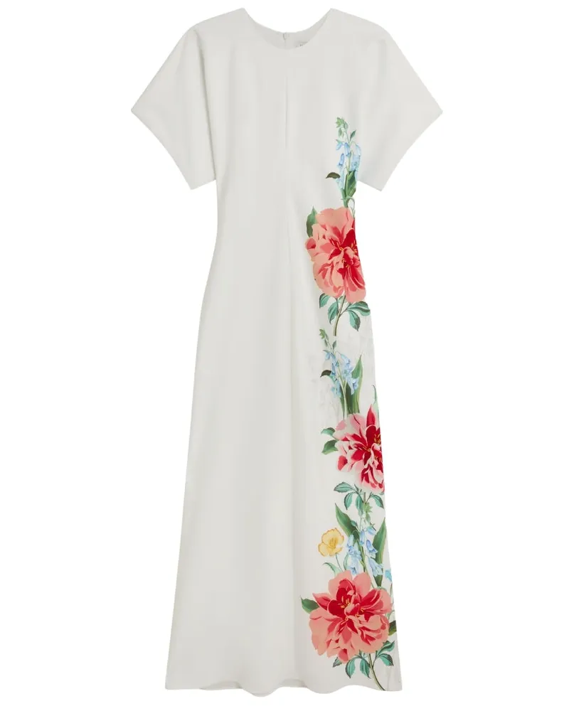 Ted Baker Weißes Maxikleid Von  Dodia Column Weiß