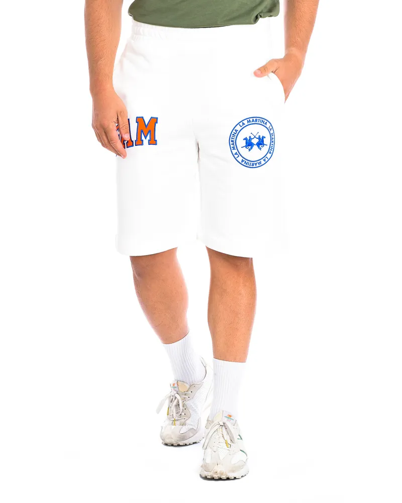 La Martina Sport-Shorts für Männer 11M087-FP533 Weiß