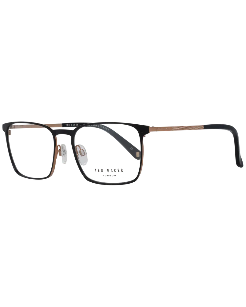 Ted Baker Rectangular Unisex Schwarz und Kupfer TB4270 Patton Schwarz