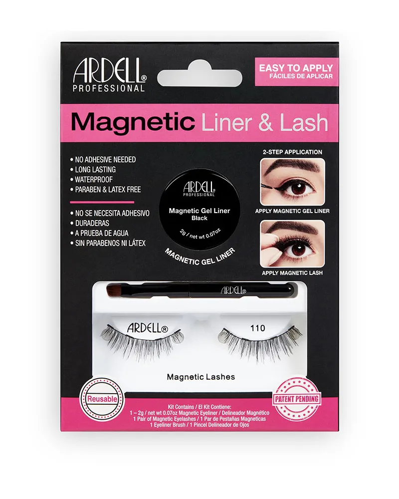 ARDELL Magnetic Liner &amp Lash Wimpern #110 + Gel-liner 3 Einheiten 