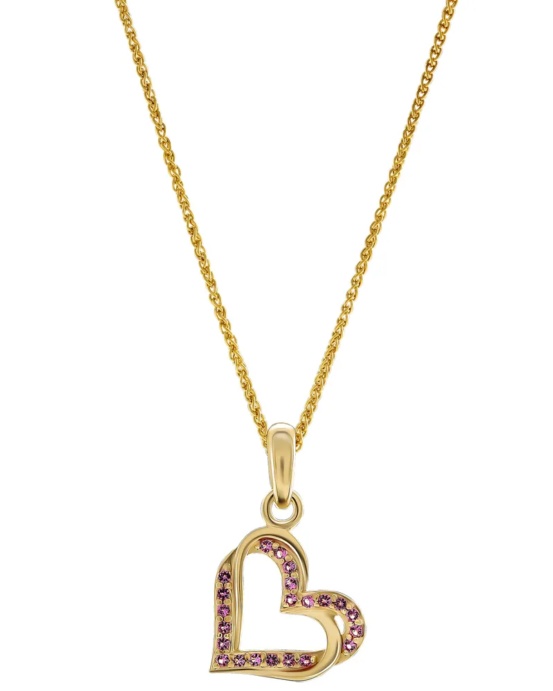 Orphelia Cecilia' Damen-Anhänger aus 925er Sterlingsilber mit Kette – Gold ZH-7584/R Gold