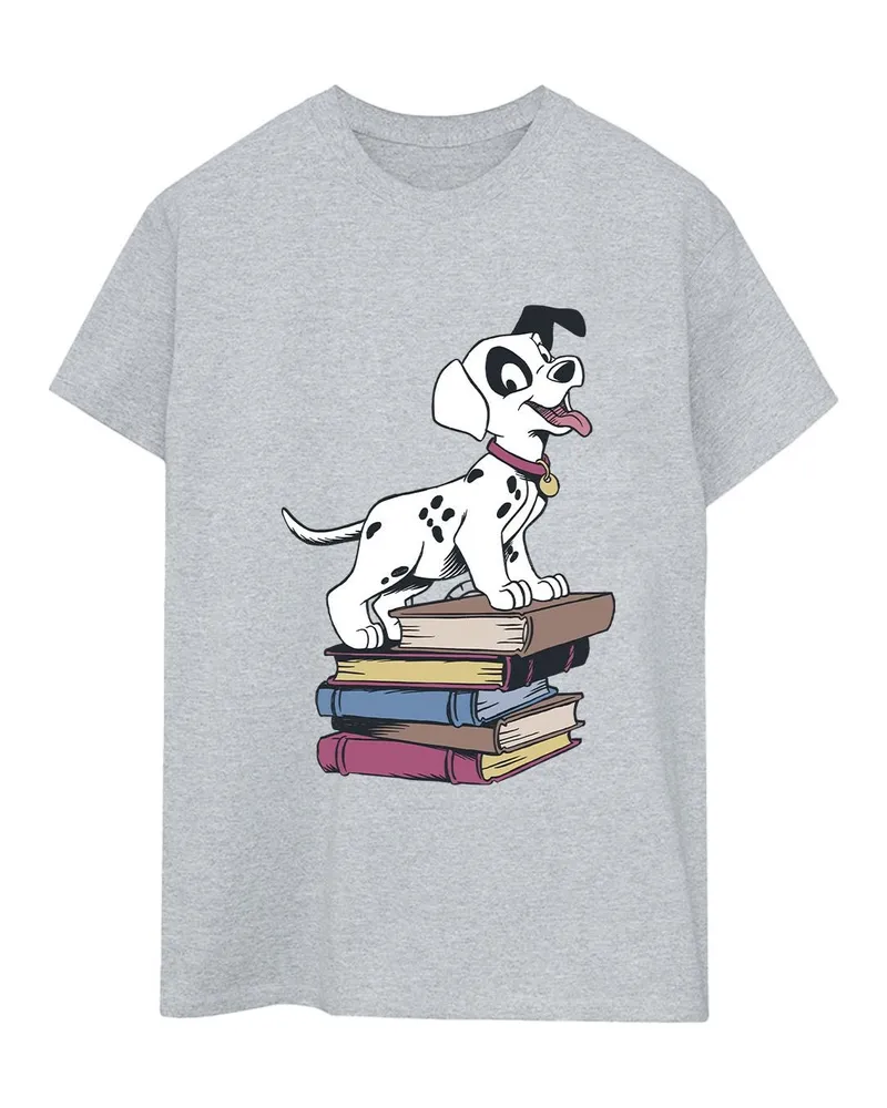 Disney 101 Dalmatians Books" T-Shirt für Damen (Grau Hellgrau