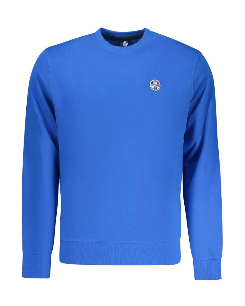 North Sails Blau Baumwolle Herren Sweatshirt Blau