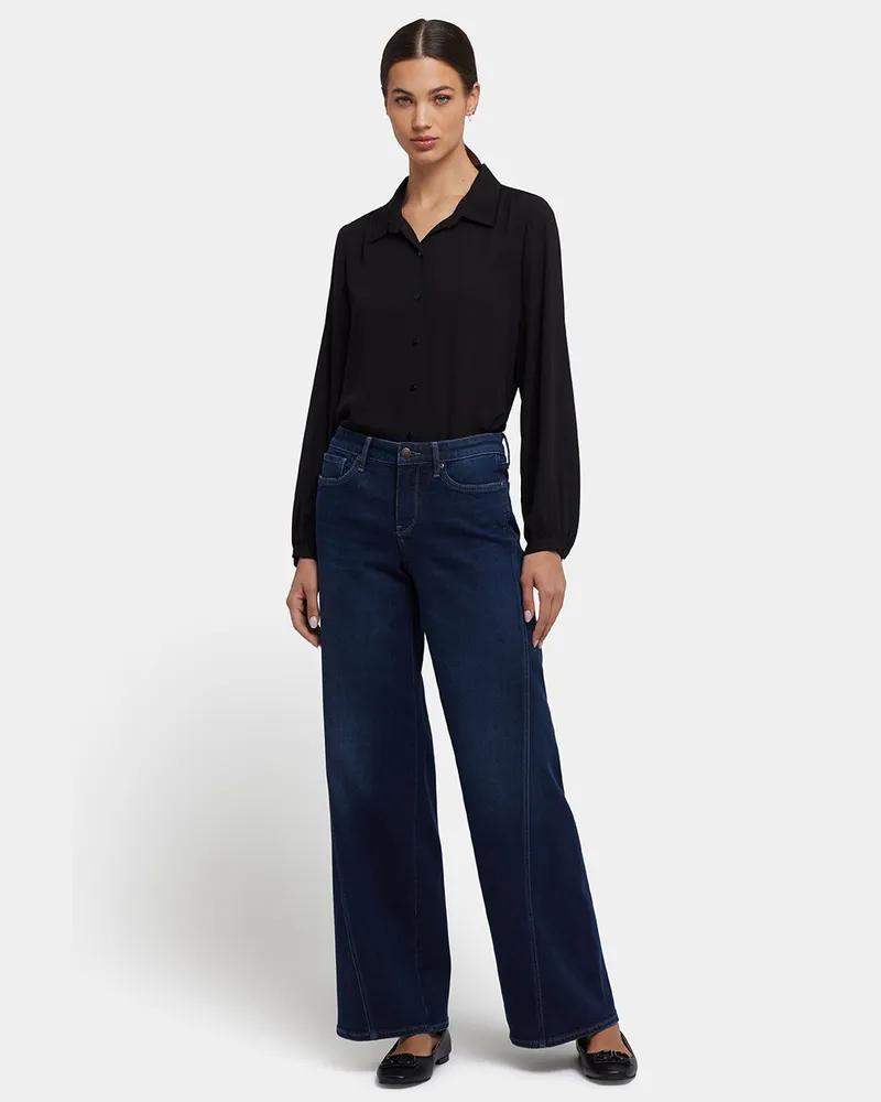 NYDJ not your daughter's Jeans  Teresa Weite Beinform Jeans | Tinten Himmel Dunkelblau