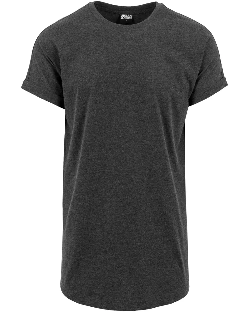 Urban Classics T-Shirt Zum Krempeln für Herren (Holzkohle Anthrazit