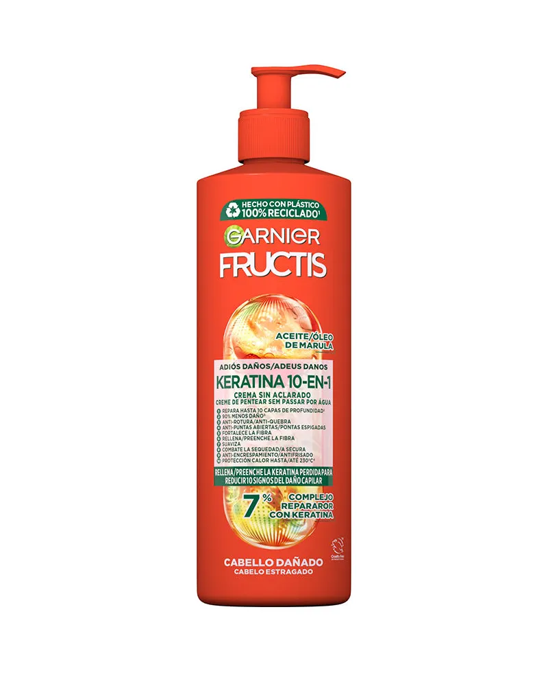 Garnier Fructis Keratin 10-in-1 Leave-in-Creme, 400 ml 