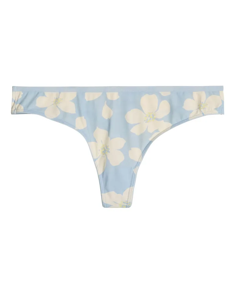 Marc O'Polo String Poetic Bloom, Slip/Tanga/Mini-String - Hellblau Hellblau