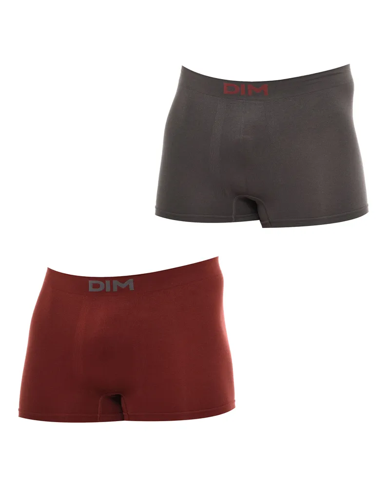 DIM Pack-2 Boxershorts Unno Basic nahtlos D05HH Herren-Design mit Mobilität und Komfort Mehrfarbig