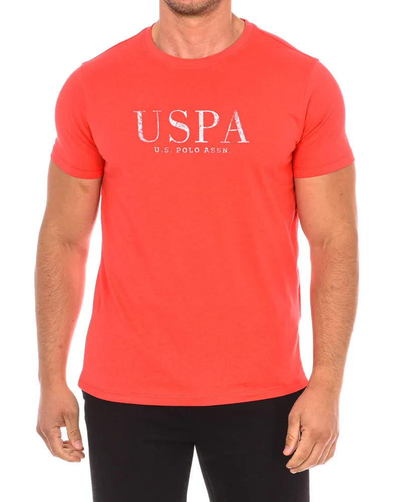U.S. Polo Assn.  Kurzarm-T-Shirt 67953 Mann Orange