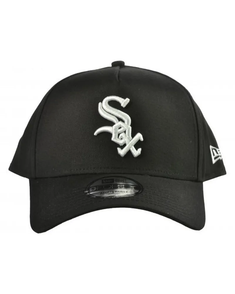 New Era Baseball-Mütze (Schwarz Schwarz
