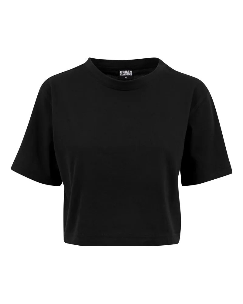 Urban Classics kurzes T-Shirt für Damen (Schwarz Schwarz