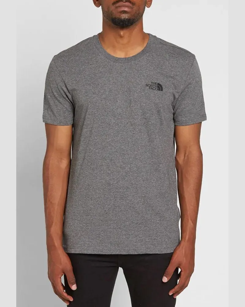The North Face Die Nordwand Mens SS einfache Kuppel T Shirt grau Grau