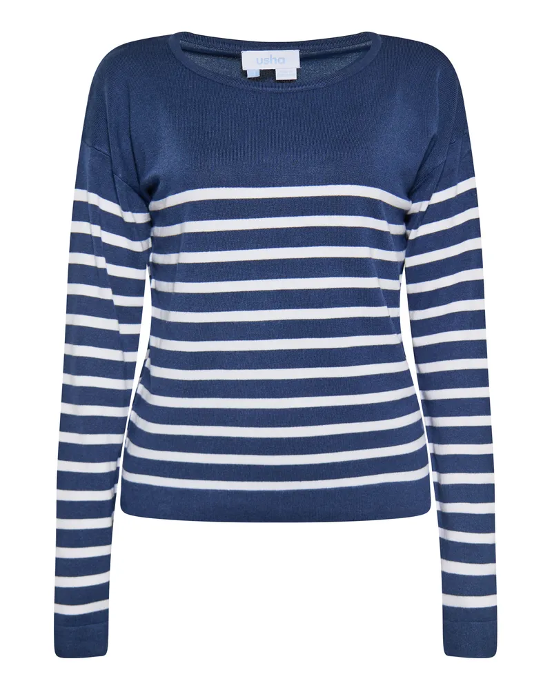 Usha Zur Seite fahren Damen marine weiss Marineblau
