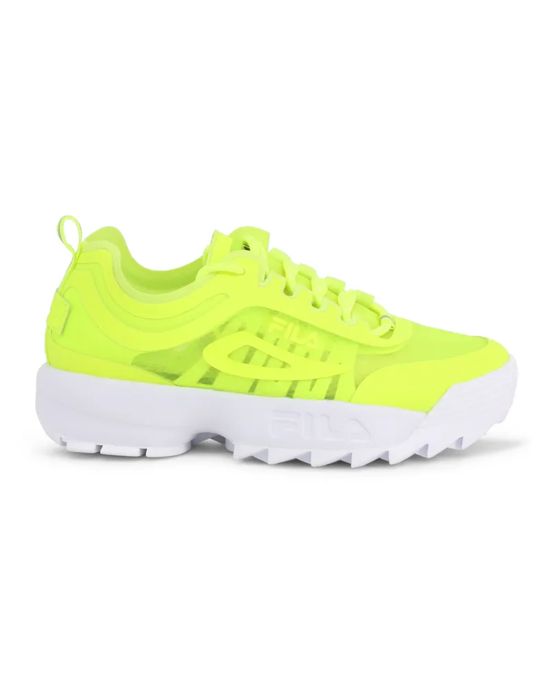 Fila Disruptor Run Womens Yellow Trainer Gelb