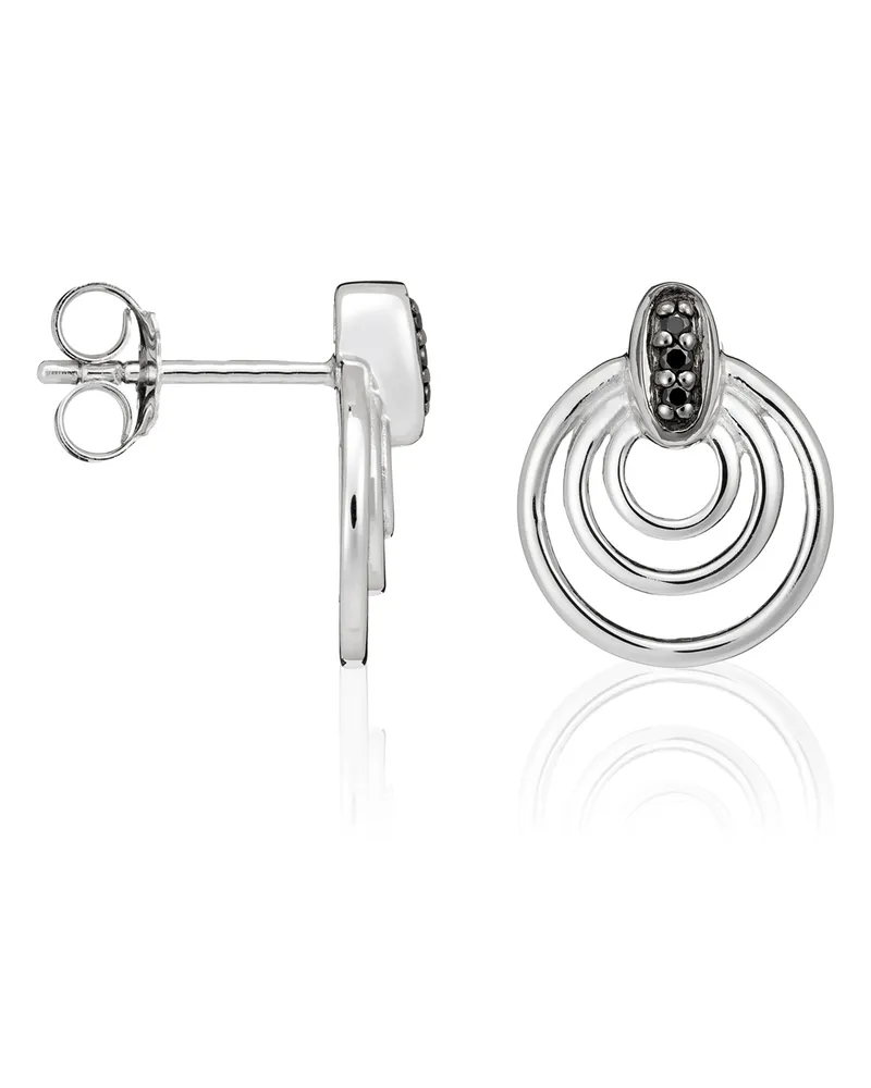 Orphelia Damen 925 Sterling Silber Ohrstecker - Silber ZO-5023 Silber
