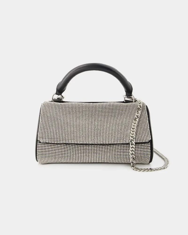 KARA Crush Satchel Tasche -  - Messing - Weiß Weiß