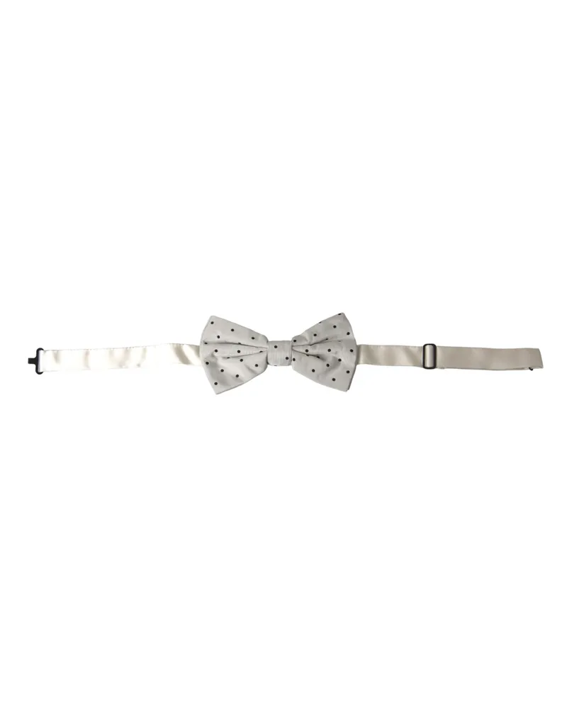Dolce & Gabbana Punktmuster-Fliege Ft3830 Hellgrau