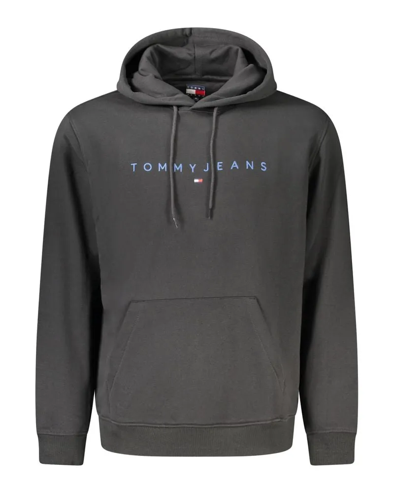 Tommy Hilfiger Schwarzes Baumwoll-Herren-Sweatshirt Schwarz