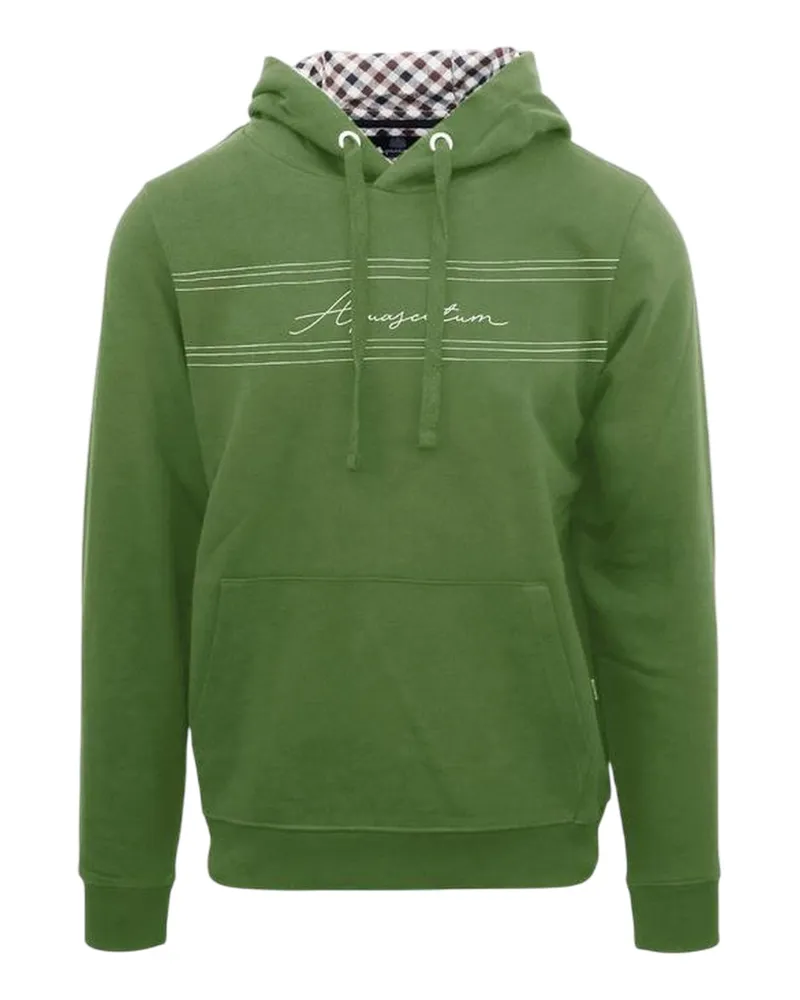 Aquascutum Kapuzenpullover für Herren, Regulär (Militärgrün Grün