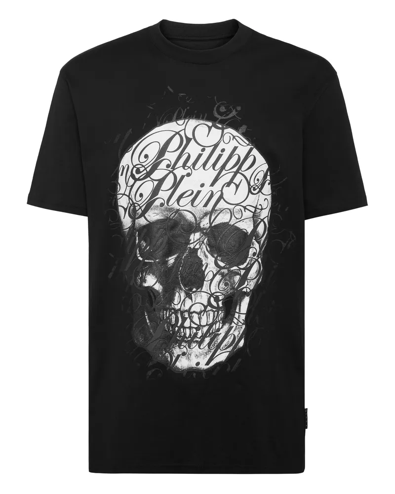 Philipp Plein T-Shirt Coursive Schwarz