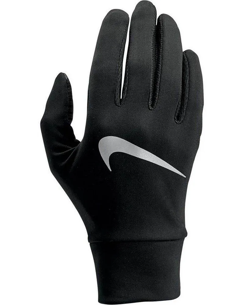 Nike Womens/Ladies Tech Lightweight Laufhandschuhe (Schwarz/Silber Schwarz