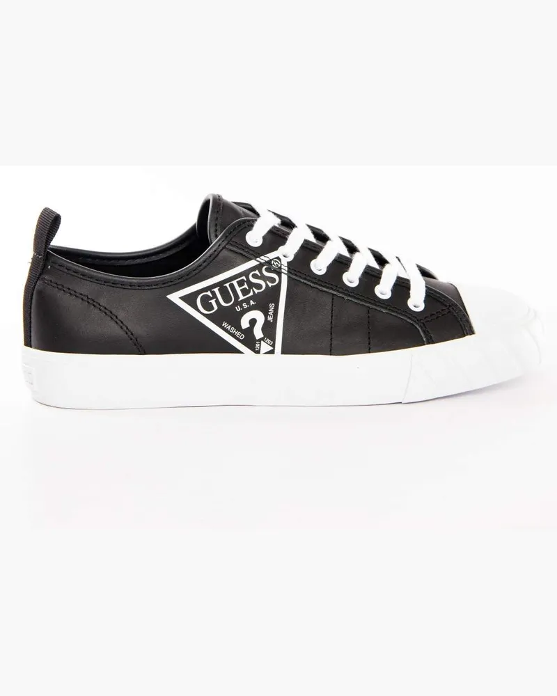 Guess Damen-Sneaker Original Dreieckslogo s/w Schwarz