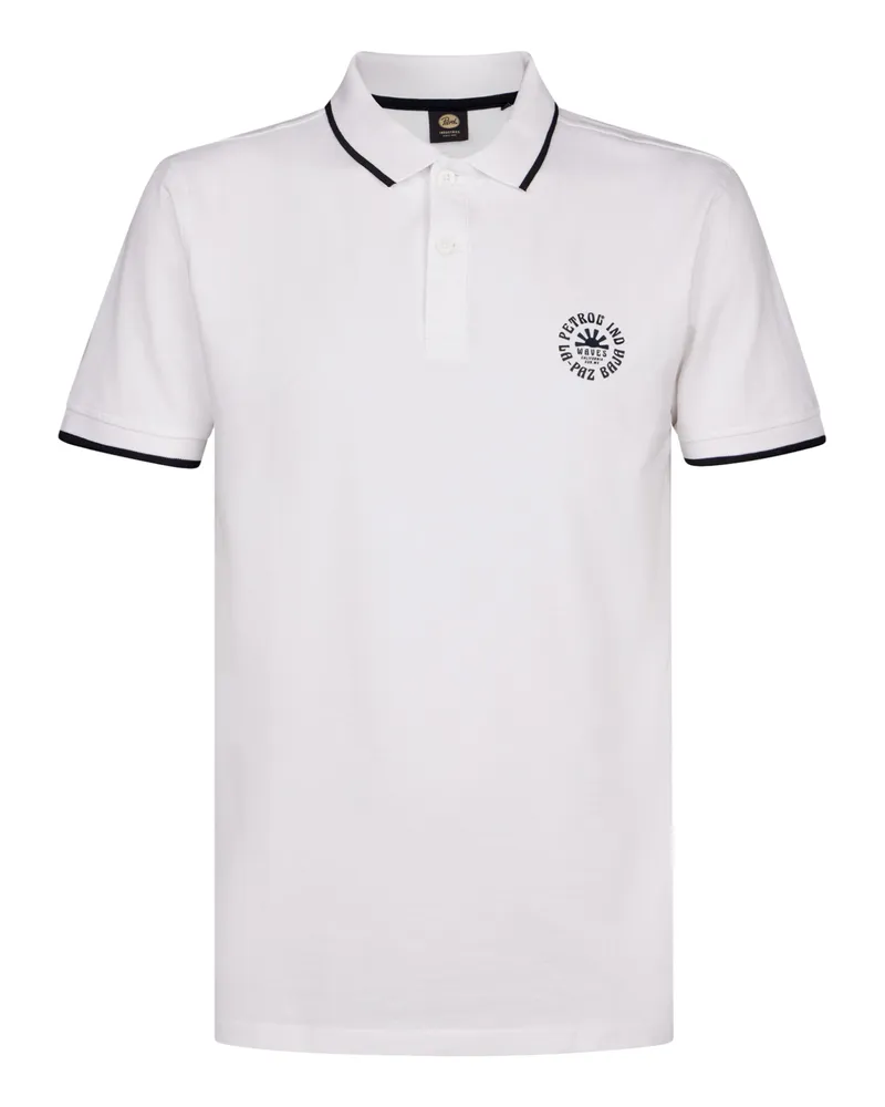 Petrol Industries Poloshirt Weiß
