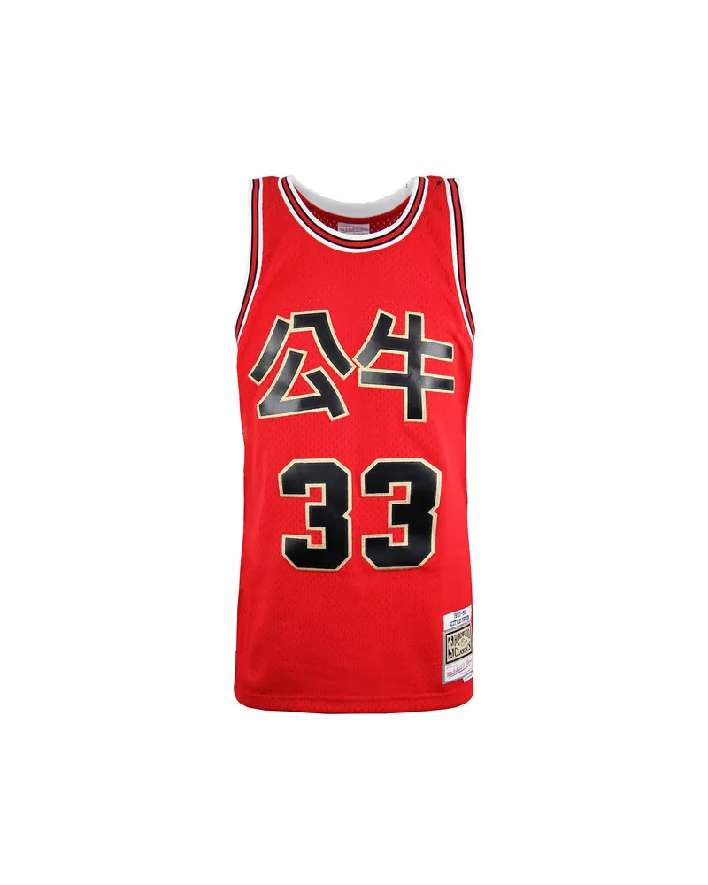 Mitchell & Ness NBA Jersey Scottie Pippen Nr. 33 Herrenweste Rot