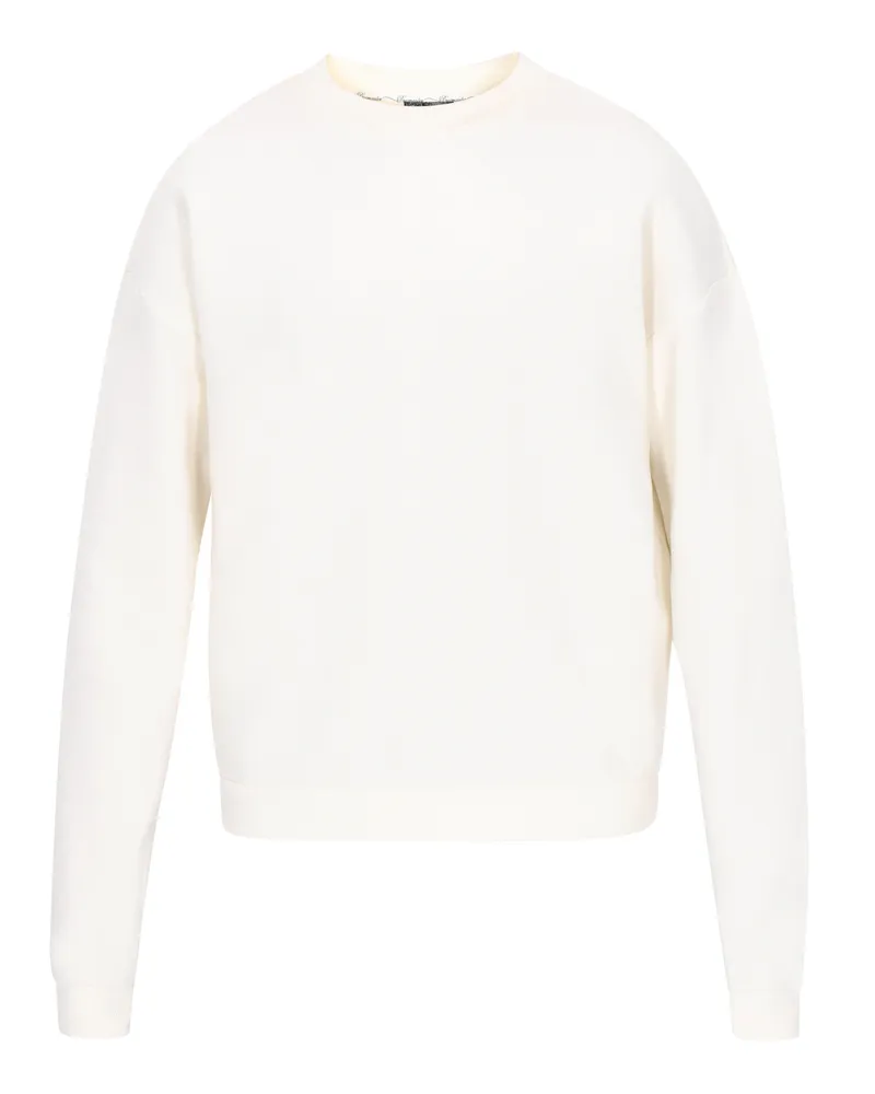 DreiMaster Sweatshirt für Herren, Regular Fit, Rundhalsausschnitt - Wollweiß Wollweiß