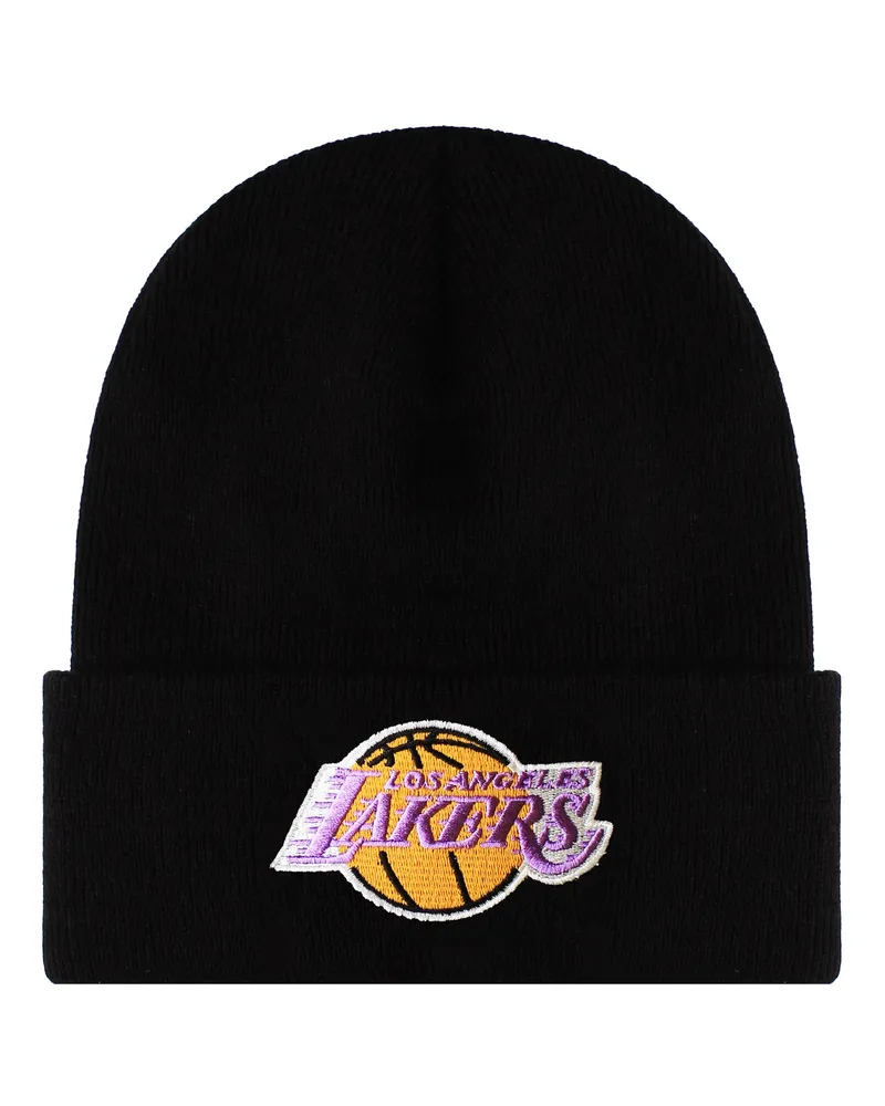 Mitchell & Ness NBA Los Angeles Lakers Cuff Strickmütze Schwarz