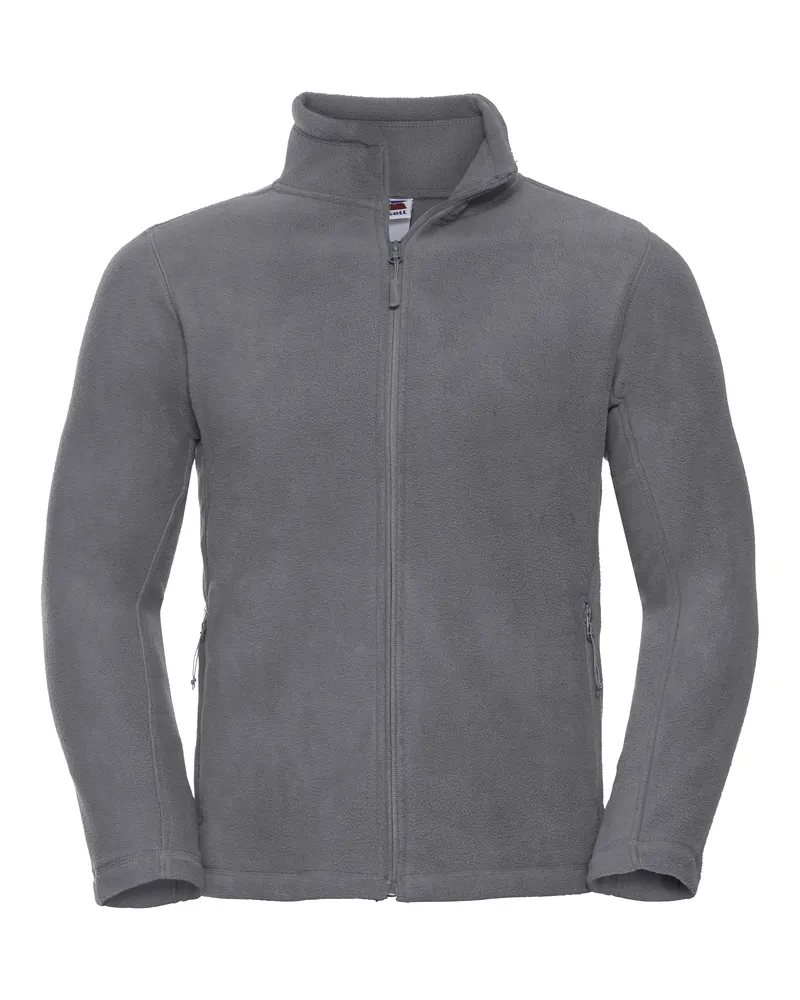 Russell Athletic Russell Mens Full Zip Outdoor Fleece Jacke (Convoy Grau Dunkelgrau
