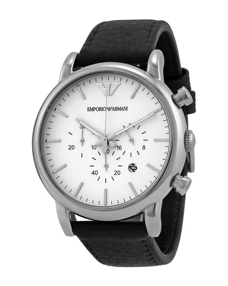 Emporio Armani Luigi Schwarz Herren Armbanduhr AR1807 Schwarz