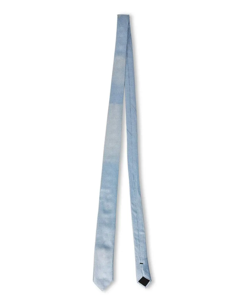 HUGO BOSS Krawatte, Jacquard (Mittelblau Mittelblau