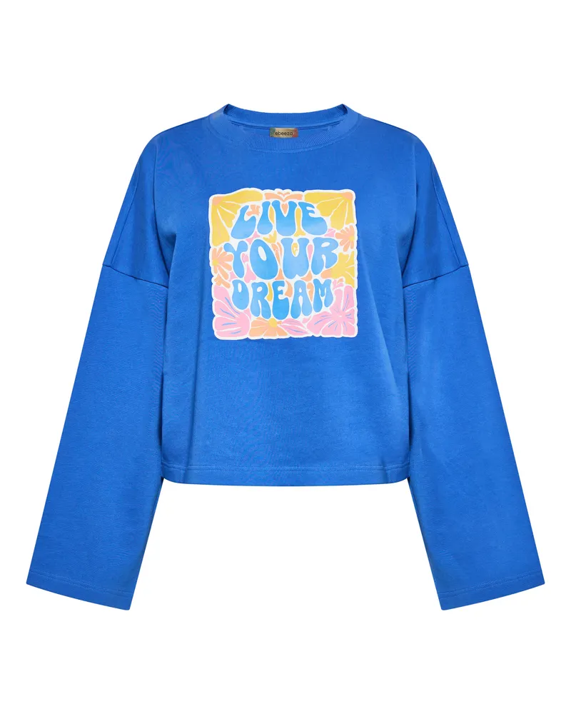 My Mo Sweatshirt Frauen kobaltblau Blau