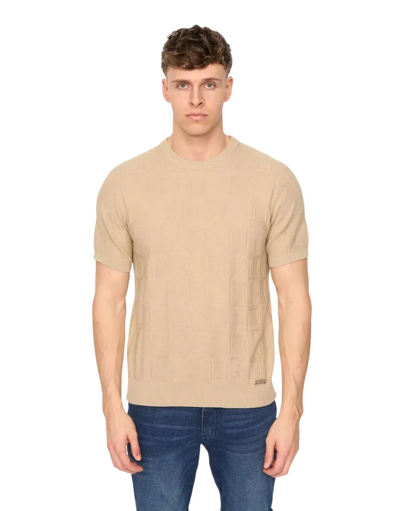 Duck and Cover Littleton" T-Shirt für Herren, Jerseyware (Helles Steingrau Khaki