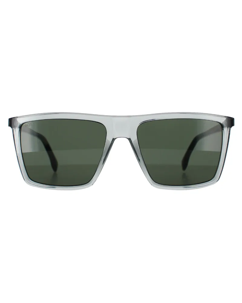 HUGO BOSS Square Herren Grau Havanna Grün BOSS 1490/S Grau