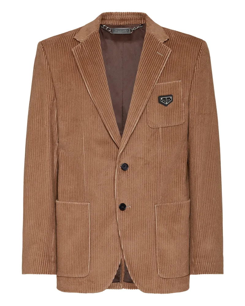 Philipp Plein Blazer Iconic Plein Beige