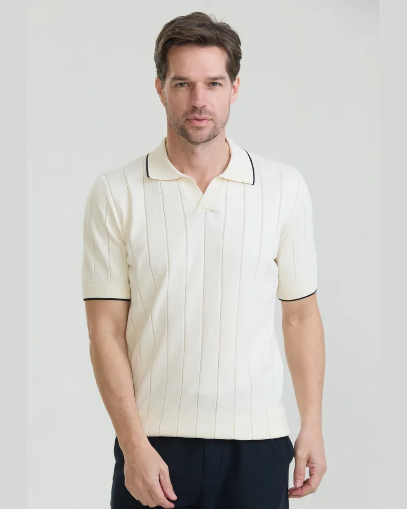 Felix Hardy Polo Shirt Kurzarm Polo Shirt Kurzarm Ecru