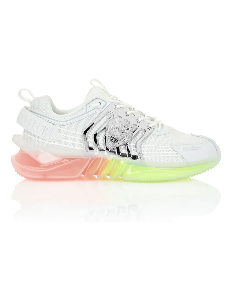 Philipp Plein Runner Sneaker Tiger Weiß
